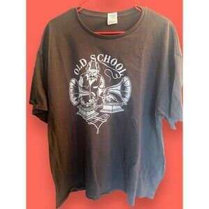 Old School Remix Raves DJ T-Shirt Funny Humor Gift Music Lover Unisex Tee 2XL